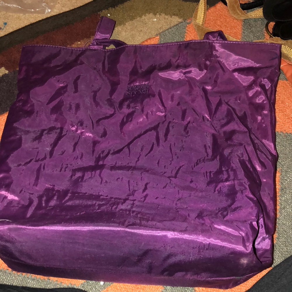 Purple waterproof travel bag